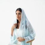 Blue with light blue Dantel Georgette Sheila