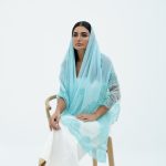 blue Dantel Georgette Sheila