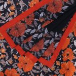 Jacquard Satin Silk FABRIC WITH Sheila Chiffon